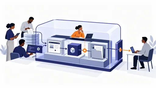 Illustration of an AI model inside a wider service with data, oversight and evidence components.